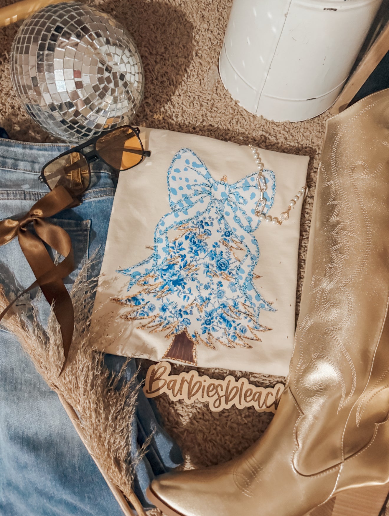 BLUE CHRISTMAS TEE 🩵