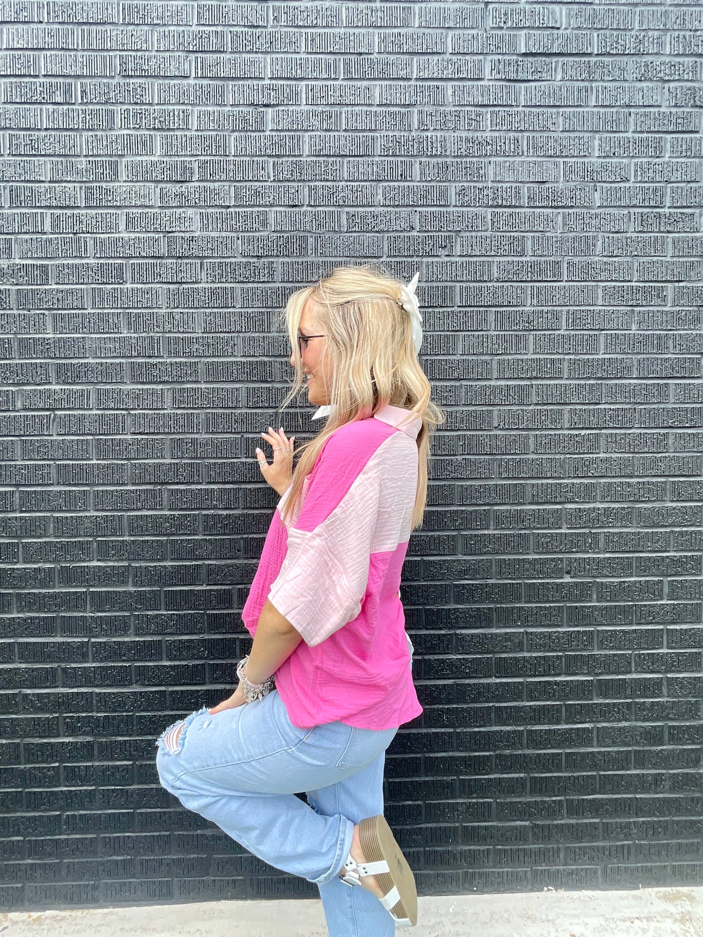 BARBIES COLORBLOCK TEE 🩷